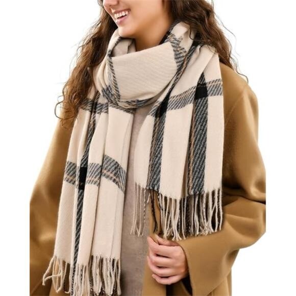 Winter Scarf for Women - Large Oversized Cashmere Feel Shawl - Picture 7 of 7